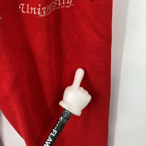 Vintage 90s Pannill Sweatpants Women's Large IU Indiana University‎ Red 1992 - Picture 4 of 14